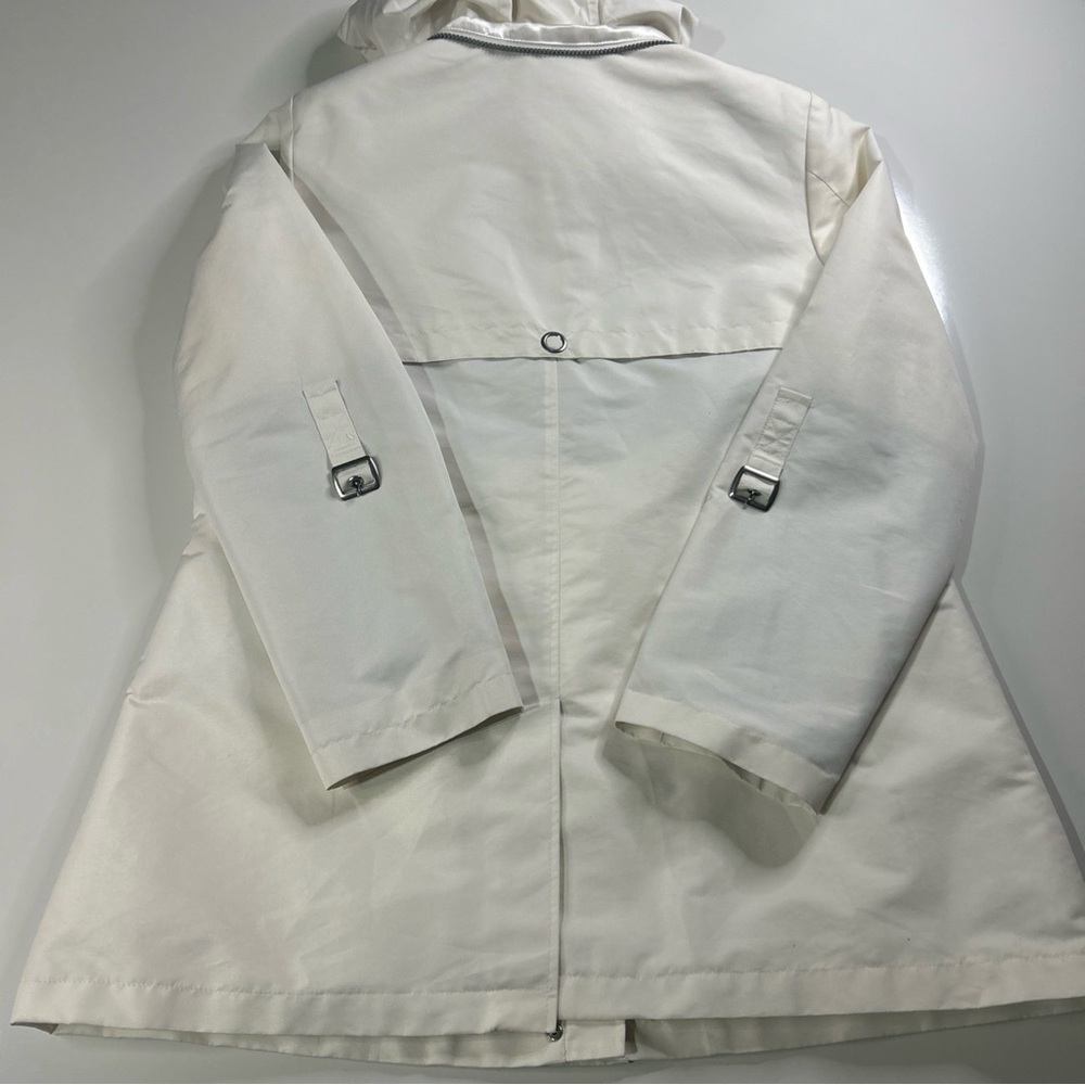 Weatherproof Jacket Coat Women’s Large White Zip Snaps Lightweight Spring Casual - Picture 4 of 16